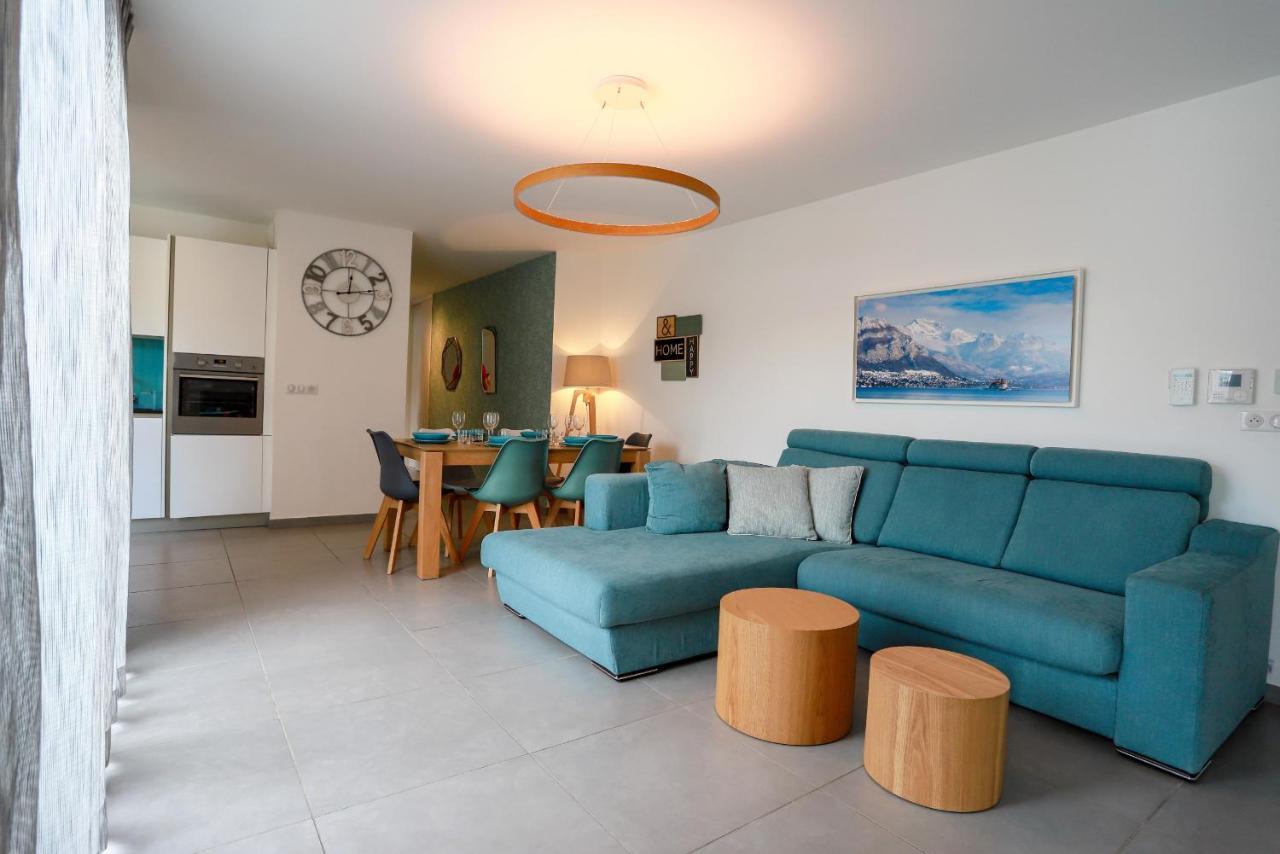 Le Bleu Du Lac 3 Etoiles - Secteur Recherche, Calme & Familiale, A 300M Du Lac & De La Vieille Ville, Garage Prive Annecy Buitenkant foto